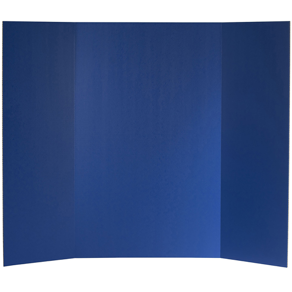 Flipside Corrugated Project Board, 1-Ply, 36" x 48, Blue, PK24 30065